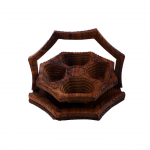 4 Tier Wooden Basket For Fruits