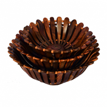 Wooden Basket Set