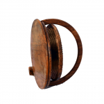 2 Tier Round Wooden Fruit Basket