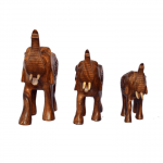 Wooden Elephant Set
