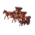 Wooden Horse Cart Set