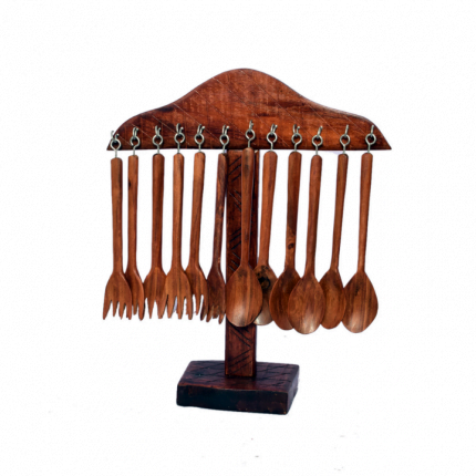 Wooden Spoon and Folk Set