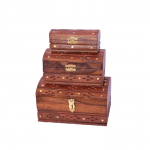 Wooden Jewelry Box Set