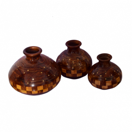 Wooden Pitcher Set